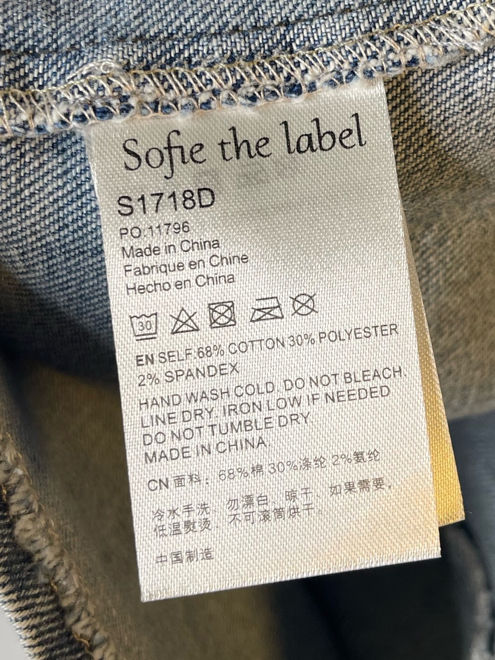 Sofie The Label Light Blue Denim Sleeveless Mini Dress – Size M - NWT - Picture 8 of 14